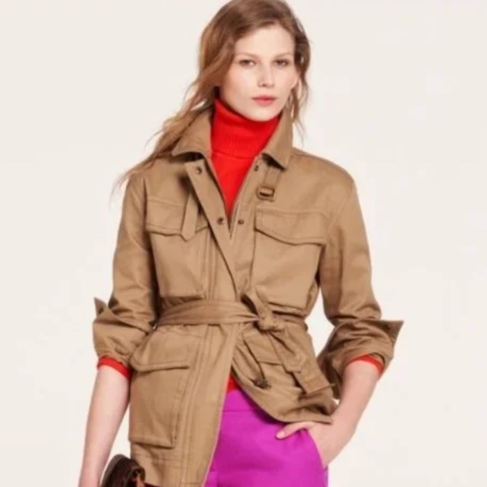 🌟 J. Crew Utility Jacket, green, XS